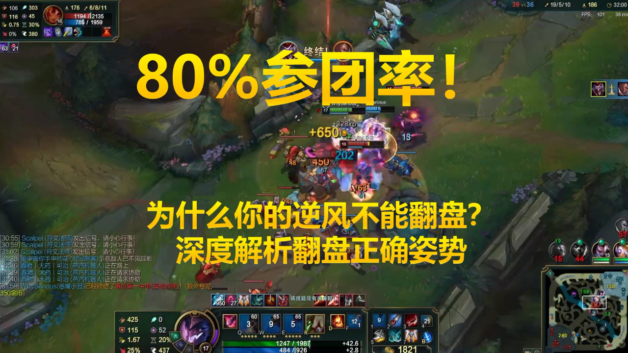 LOL国服第一小丑:参团率80%,逆风翻盘技巧深度解析